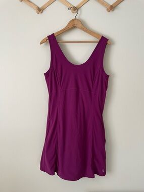 Lole Women's Purple Tank top Shorts tennis dress.